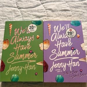 Target Green and Purple 'We'll Always Have Summer' Books